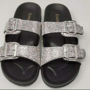 NEW IN BOX BEBE RHINESTONE SANDALS